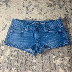 AEO Denim Short Shorts Sz 6